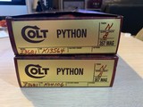 Colt Pythons 2 - 8"Nickel Like New - 9 of 9