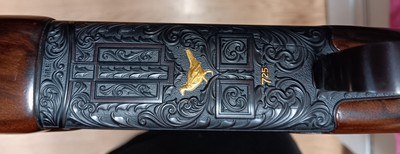 Browning 725 Exhibition Grade custom engraved 12 ga - Image 8 of 12