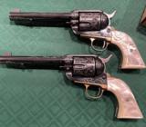 Hawes Western Marshall Pair Pearl, Engraved, NIB - 1 of 8