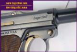 Luger 45 US Army Trial Luger 1907 Reproduction of DWM . Functions like 1906 Model but in 45ACP - 10 of 15
