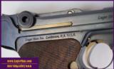 Luger 45 US Army Trial Luger 1907 Reproduction of DWM . Functions like 1906 Model but in 45ACP - 11 of 15