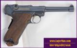 Luger 45 US Army Trial Luger 1907 Reproduction of DWM . Functions like 1906 Model but in 45ACP - 2 of 15