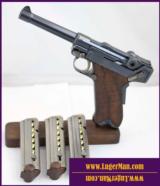 Luger 45 US Army Trial Luger 1907 Reproduction of DWM . Functions like 1906 Model but in 45ACP - 1 of 15