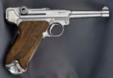 Luger 1907 Stainless Steel in 45 ACP Reproduction of DWM . Functions like 1906 Model but in 45ACP - 1 of 2