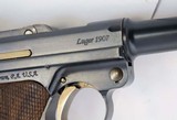 Luger 45ACP Target Model with 7 inch heavy barrel , similar to 1906 and P08 DWM Lugers but in 45 ACP - 13 of 14