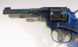 Sweden Military Husqvarna Model 1887 Nagant Revolver 7.5x22mmR Cal. W/Original Pigskin Holster - 12 of 14