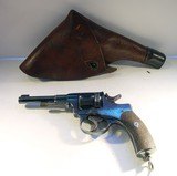 Sweden Military Husqvarna Model 1887 Nagant Revolver 7.5x22mmR Cal. W/Original Pigskin Holster - 1 of 14