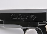Colt 1911 El Porto Lew Horton RARE 1 OF 500 .38 Super Royal Blue - 4 of 9