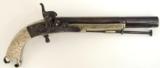 "Scottish Percussion Pistol Engraved with Belt Hook (AH1479)" - 5 of 7