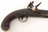 "U.S. Model 1819 North flintlock pistol dated 1822. (AH2589)" - 4 of 6
