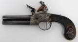 "French Over/Under Tap Action Flintlock Pistol (AH2702)" - 1 of 7