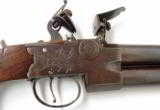 "English Large Size Tap Action Over/Under Flintlock Pistol (AH2795)" - 2 of 6