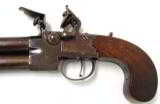 "English Large Size Tap Action Over/Under Flintlock Pistol (AH2795)" - 5 of 6