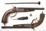 "Cased pair German Target Pistols (AH3192)" - 2 of 12