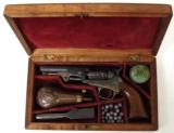 "Cased Colt 1849 Pocket .31 Caliber Revolver (C5262)" - 1 of 12
