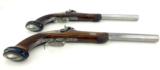 French Pair of Percussion target pistols by Gautier a Paris - 6 of 12