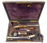 French Pair of Percussion target pistols by Gautier a Paris - 2 of 12