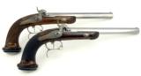 French Pair of Percussion target pistols by Gautier a Paris - 5 of 12