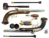 French Pair of Percussion target pistols by Gautier a Paris - 3 of 12