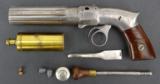 Cased Robbins & Lawrence Pepperbox .31 caliber revolver (AH3529) - 2 of 12