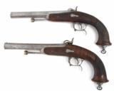 Pair of French model 1833 officers percussion pistols. (AH2682) - 8 of 8