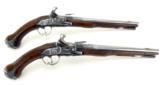 Pair of Continental Saddle pistols (AH3452) - 5 of 12