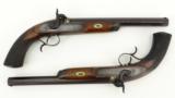 Pair of Lewis and Tomes Target/Dueling pistols (AH3548) - 1 of 12