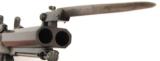 English Double Barrel Spring Dagger Percussion Pistol (AH2600) - 9 of 9