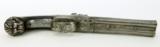British Queen Ann Double Barrel Flintlock pistol (AH3585) - 6 of 9