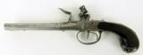 British Queen Ann Double Barrel Flintlock pistol (AH3585) - 1 of 9