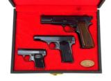 Rare Browning 3 Gun Set Belgian Made Pistols (PR28480) - 2 of 10