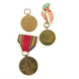 Lot of 3 American WWII Medals (MM873) - 1 of 2
