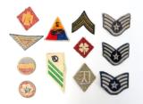 Lot of WWII Division/Army Shoulder Patches and Misc. Chevrons (MM849) - 2 of 2