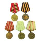 Soviet WWII Variation 1 Defense and Victory Medals (MM1001) - 1 of 2