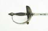 Spanish Cup Hilt Oficio de Alabarderos dated 1856.(BSW1061) - 6 of 12