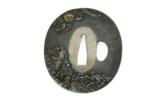 Kinko Tsuba Warrior by River with Oni (MGJ43) - 2 of 4