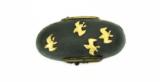 "Fuchi Kashira Shakudo Ishime with fine Nanako Birds in Flight (MGJ62)" - 2 of 6