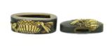 "Fuchi Kashira with Wasps tending their nest (MGJ75)" - 4 of 8