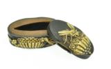 "Fuchi Kashira with Wasps tending their nest (MGJ75)" - 3 of 8