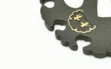 "Plovers encircled by gold rings Tsuba (MGJ91)" - 4 of 6