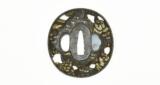 "Iron Sukashi Tsuba (MGJ102)" - 1 of 2
