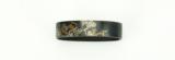 "Shakudo Kinko Fuchi Kashira decorated with gourds on a unit with gold, silver, and copper highlights (MGJ120)" - 5 of 6