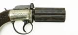 "Cased British Percussion ""6-Shot"" Pepperbox by Harley of Exeter (AH4199)" - 5 of 16