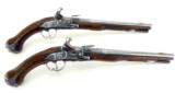 Pair of Continental Saddle pistols (AH3452) - 2 of 12