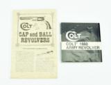 "Colt U.S. Cavalry Commemorative Set with a pair of 1860 Army revolvers (C12568)- 11 of 12
