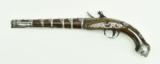 "Turkish (Ottoman Empire) Silver Mounted Flintlock Horsemans Pistol (AH4252)" - 3 of 13