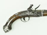 "Turkish (Ottoman Empire) Silver Mounted Flintlock Horsemans Pistol (AH4252)" - 2 of 13