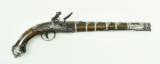 "Turkish (Ottoman Empire) Silver Mounted Flintlock Horsemans Pistol (AH4252)" - 1 of 13