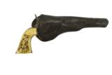 Colt 1860 Army with Carved Mexican Eagle Grips and Slim Jim Holster (C12963) - 1 of 10