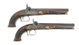 "Pair of Cased English Duellers by Southall (AH4474)" - 2 of 21